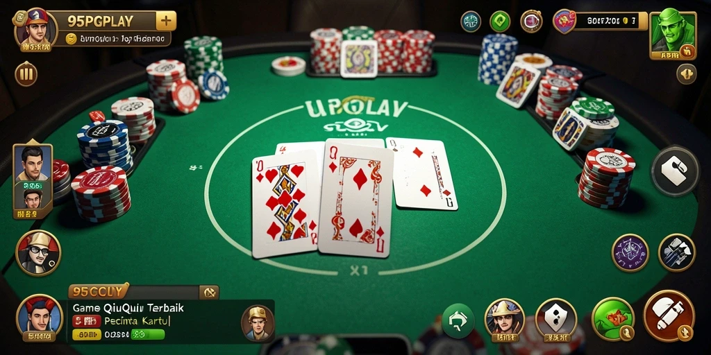 Tampilan gameplay seru dalam 95PGPLAY QiuQiu.