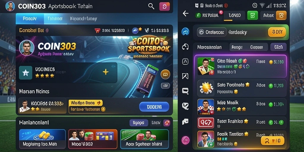 Tampilan main COIN303 yang menarik dan interaktif dalam taruhan olahraga.
