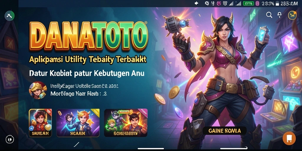 Tampilan screenshot utama DANATOTO yang praktis dan intuitif.
