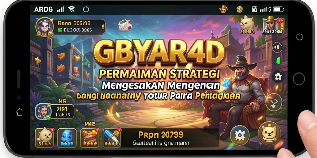 Tangkapan layar gameplay GEBYAR4D yang menampilkan aksi strategis.