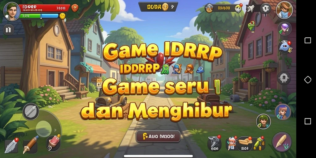 Tampilan gameplay IDRRP yang menarik dan interaktif.