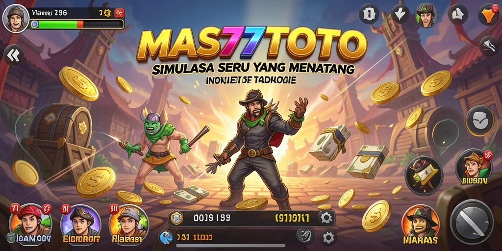 Tampilan gameplay yang menarik dan mendebarkan dari MAS77TOTO.