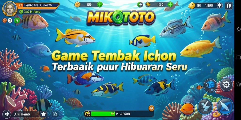 Tampilan utama MIKOTOTO dengan aksi Tembak Ikan yang mendebarkan.
