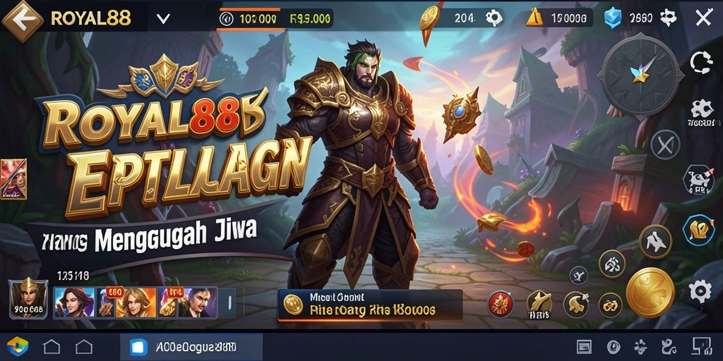 Tangkapan layar gameplay ROYAL88 menampilkan aksi petualangan yang mendebarkan.