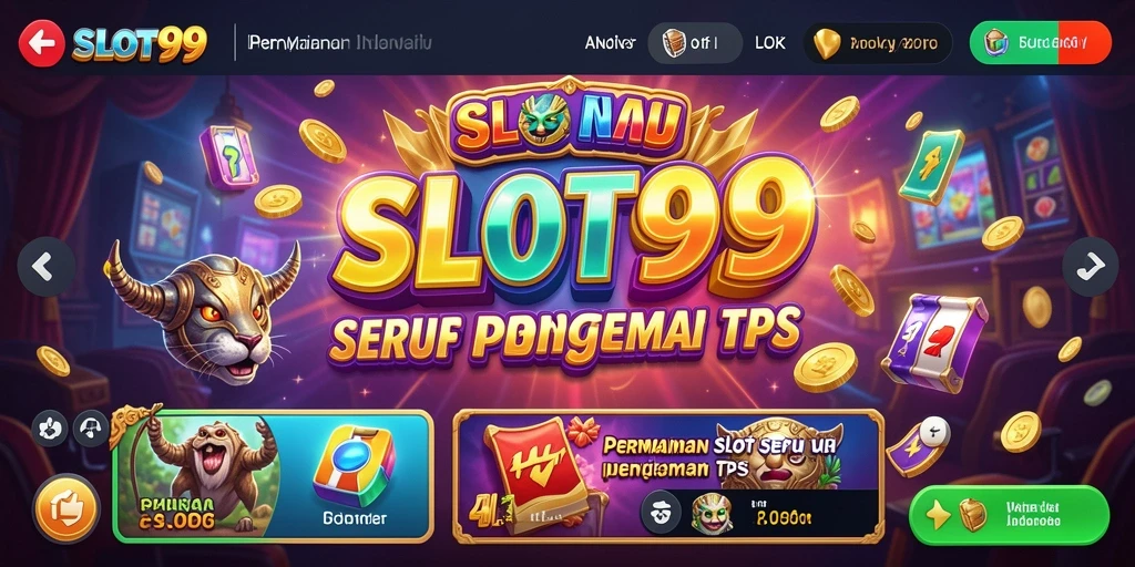 Screenshot menunjukkan gameplay SLOT99 yang menarik dan interaktif.