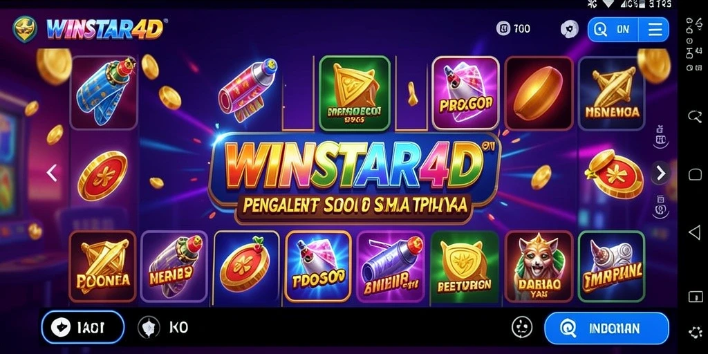 Screenshot WINSTAR4D menunjukkan aksi seru dan suasana slot yang menawan.